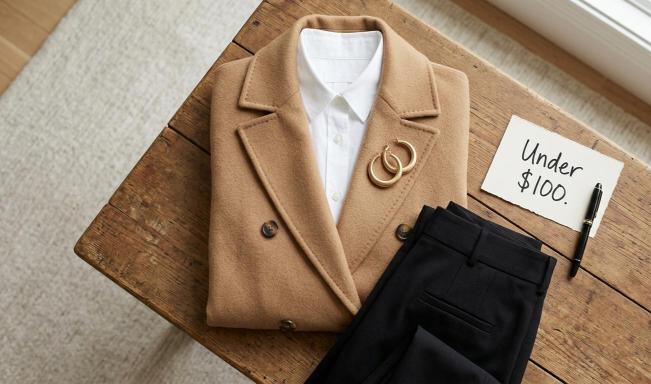how to look expensive on a budget with a neutral capsule outfit