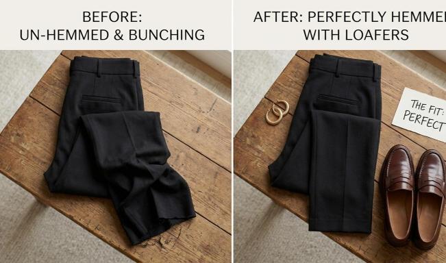 tailoring trousers to look expensive on a budget