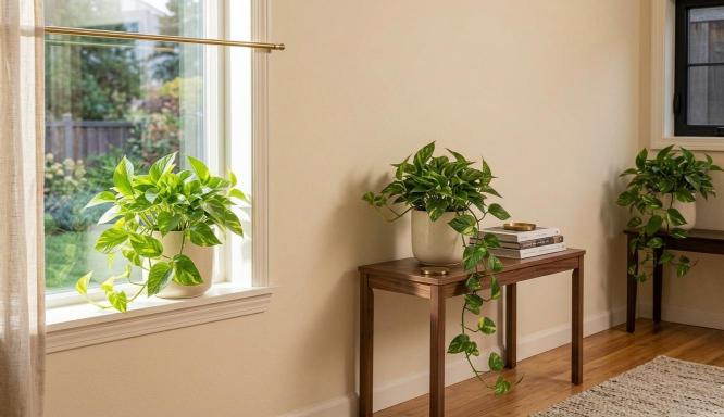 matching low maintenance indoor plants to window light levels